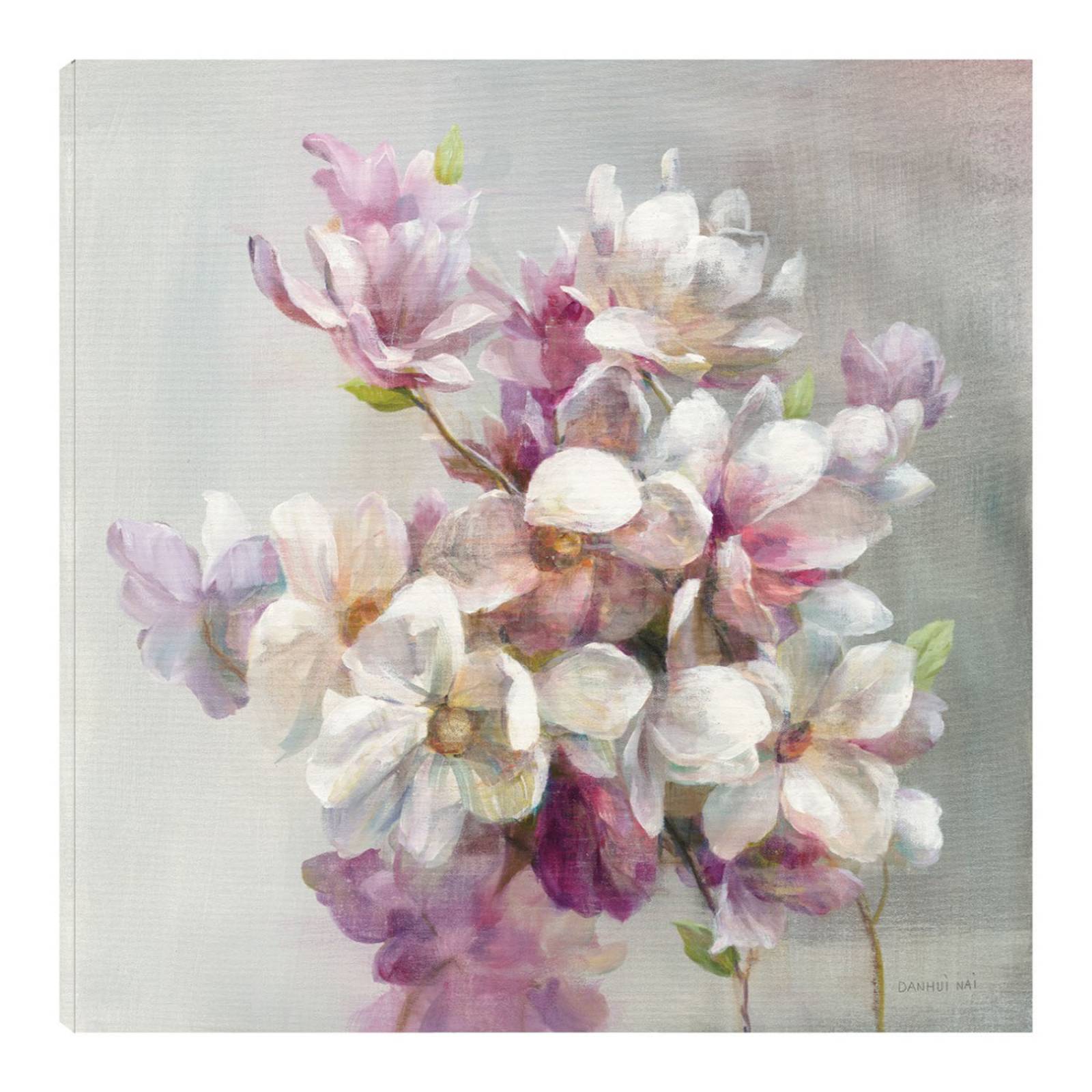 Cuadro Decorativo | Dulce magnolia | Danhui Nai | 56X56 Cm | Arte Floral | Impresión en Lienzo | Fine Art TJ