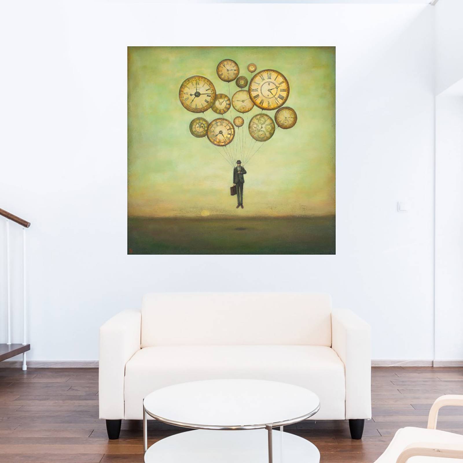 Cuadro Decorativo | Esperando el tiempo para volar | Duy Huynh | 94X94 Cm | Arte Abstracto | Impresión en Lienzo | Fine Art TJ