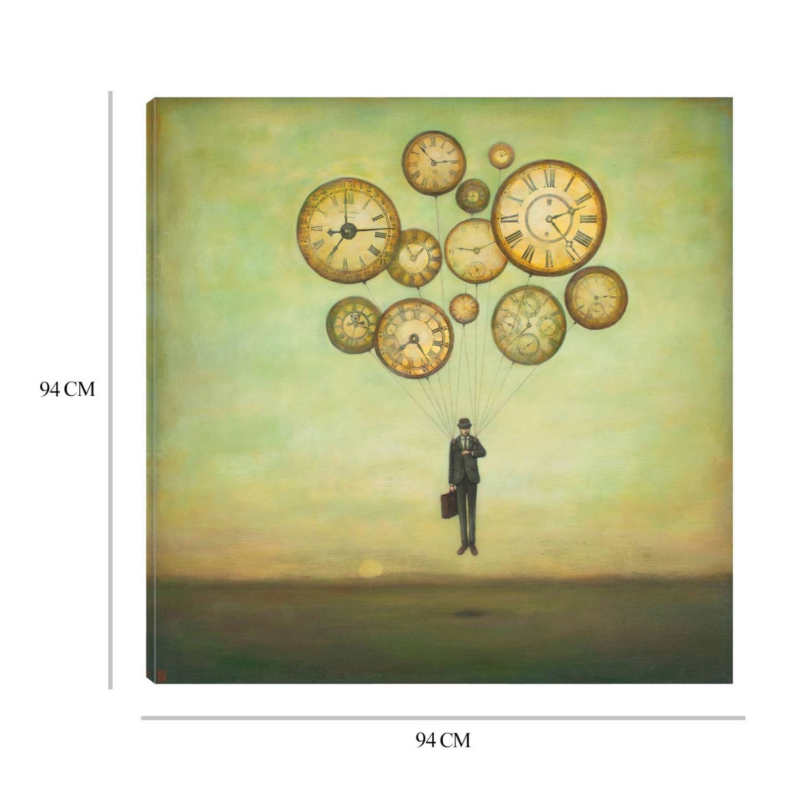 Cuadro Decorativo | Esperando el tiempo para volar | Duy Huynh | 94X94 Cm | Arte Abstracto | Impresión en Lienzo | Fine Art TJ