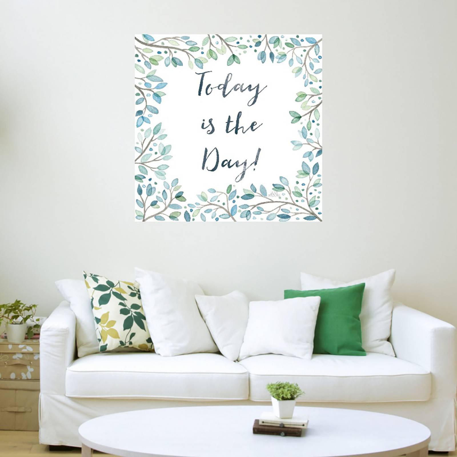 Cuadro Decorativo | Bosque Encantado I | Laura Marshall | 56X56 Cm | Arte Frases | Impresión en Lienzo | Fine Art TJ