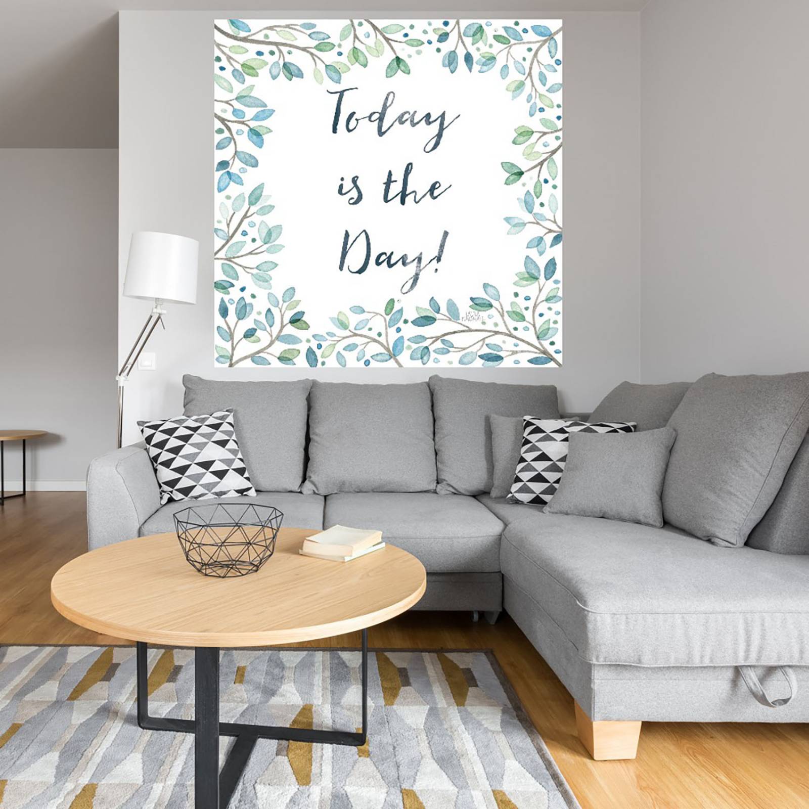 Cuadro Decorativo | Bosque Encantado I | Laura Marshall | 56X56 Cm | Arte Frases | Impresión en Lienzo | Fine Art TJ