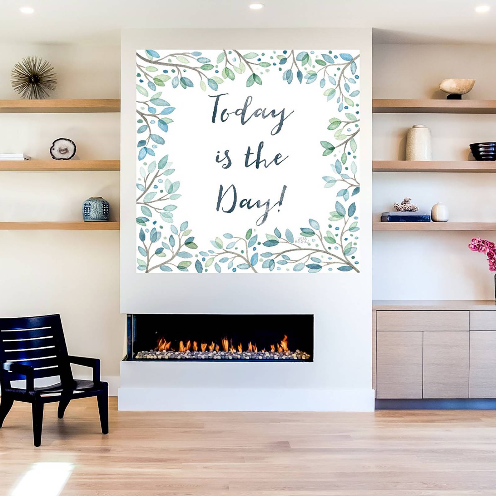 Cuadro Decorativo | Bosque Encantado I | Laura Marshall | 56X56 Cm | Arte Frases | Impresión en Lienzo | Fine Art TJ