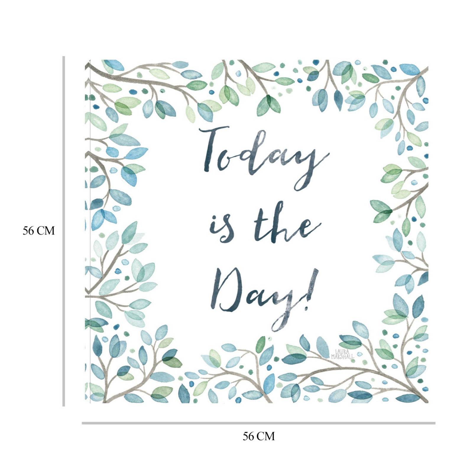 Cuadro Decorativo | Bosque Encantado I | Laura Marshall | 56X56 Cm | Arte Frases | Impresión en Lienzo | Fine Art TJ