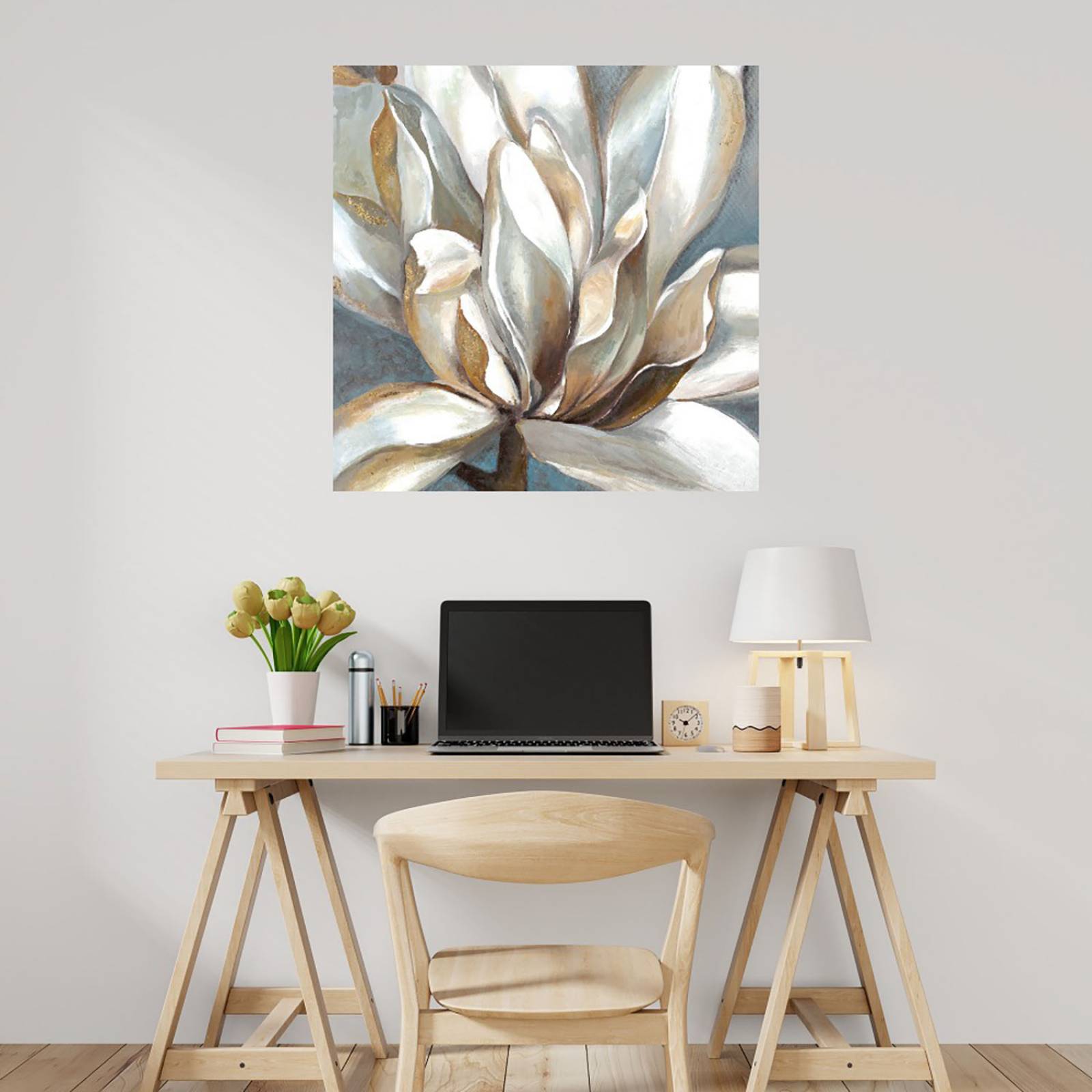 Cuadro Decorativo | Esencia | Sandy Doonan | 122X122 Cm | Arte Floral | Impresión en Lienzo | Fine Art TJ