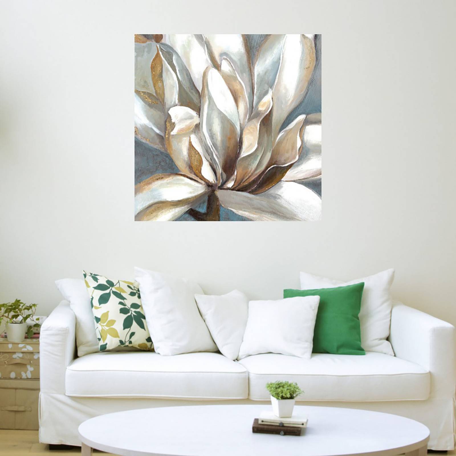 Cuadro Decorativo | Esencia | Sandy Doonan | 122X122 Cm | Arte Floral | Impresión en Lienzo | Fine Art TJ