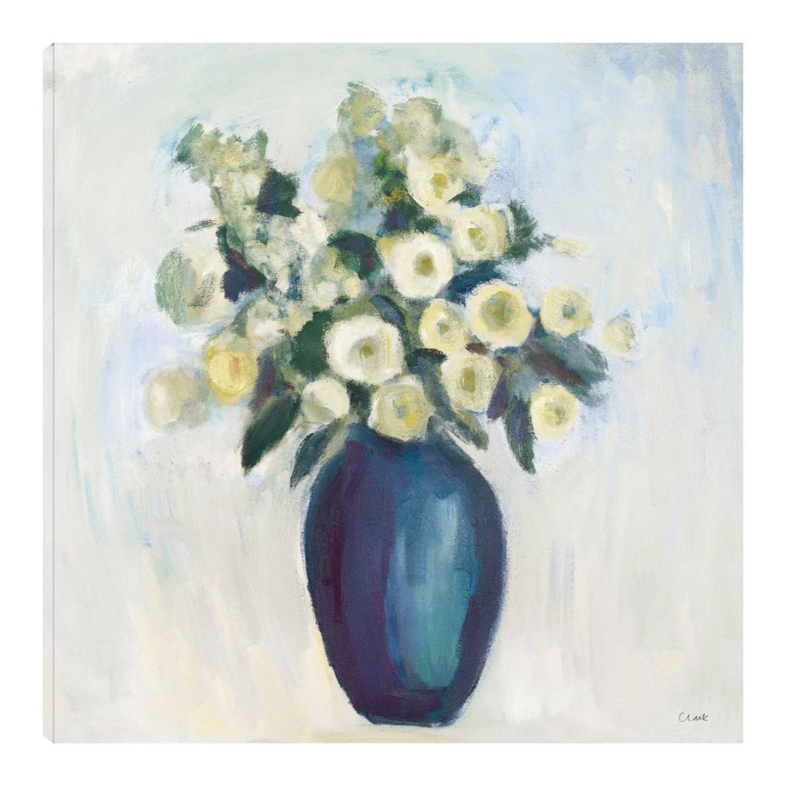 Cuadro Decorativo | Flores de primavera | Michael Clark | 56X56 Cm | Arte Floral | Impresión en Lienzo | Fine Art TJ