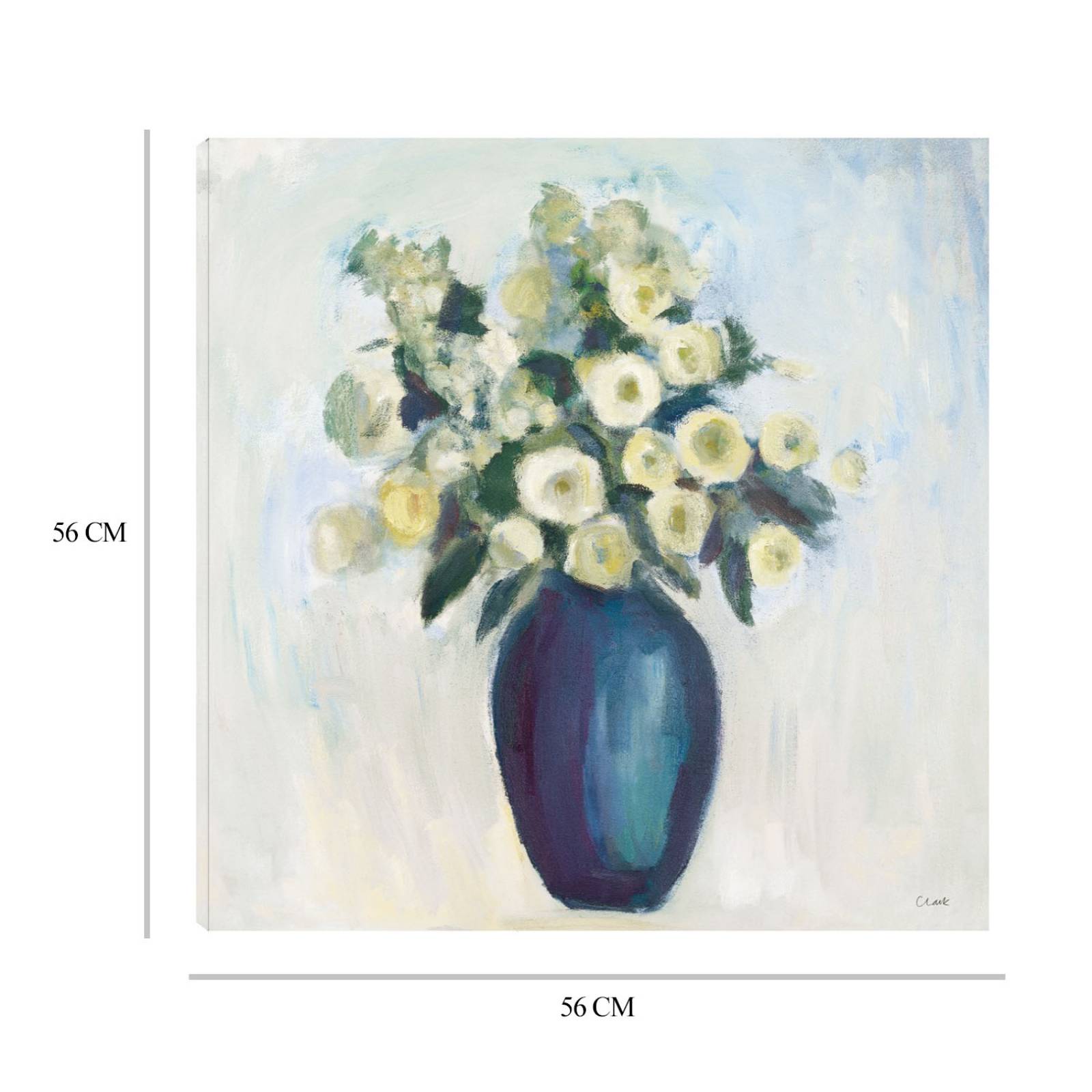 Cuadro Decorativo | Flores de primavera | Michael Clark | 56X56 Cm | Arte Floral | Impresión en Lienzo | Fine Art TJ