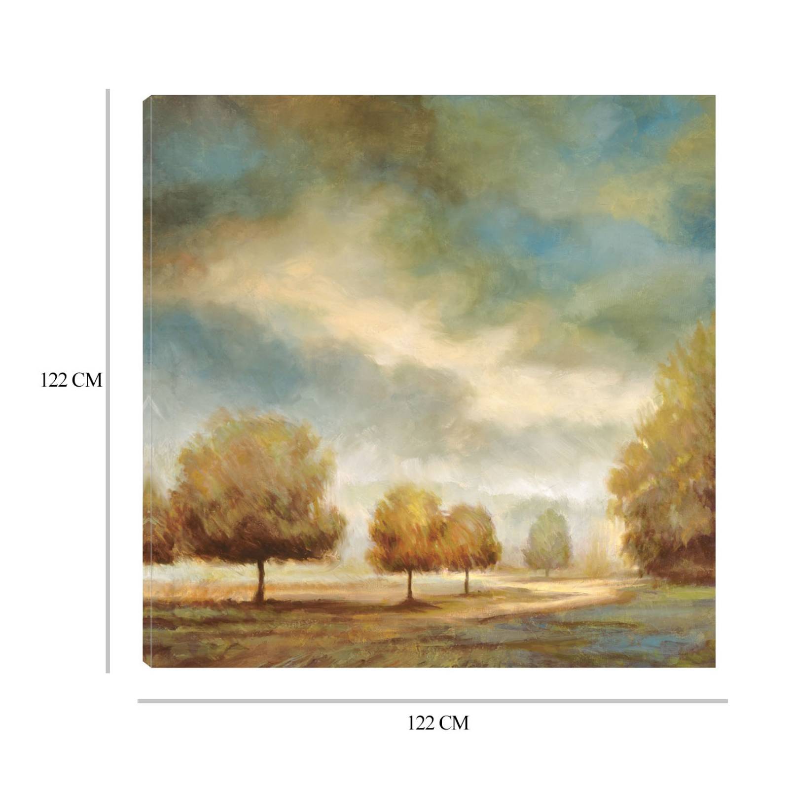 Cuadro Decorativo | Luz y sombra I | Jeffrey Leonard | 122X122 Cm | Arte Paisaje | Impresión en Lienzo | Fine Art TJ