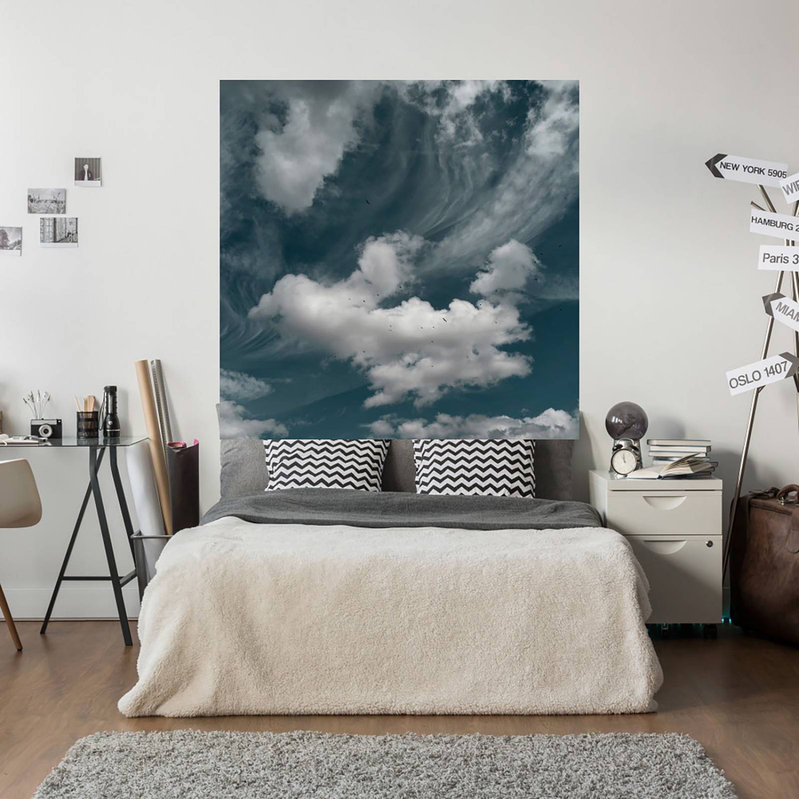 Cuadro Decorativo | Nubes IV | Andre Eichman | 82X82 Cm | Arte Paisaje | Impresión en Lienzo | Fine Art TJ