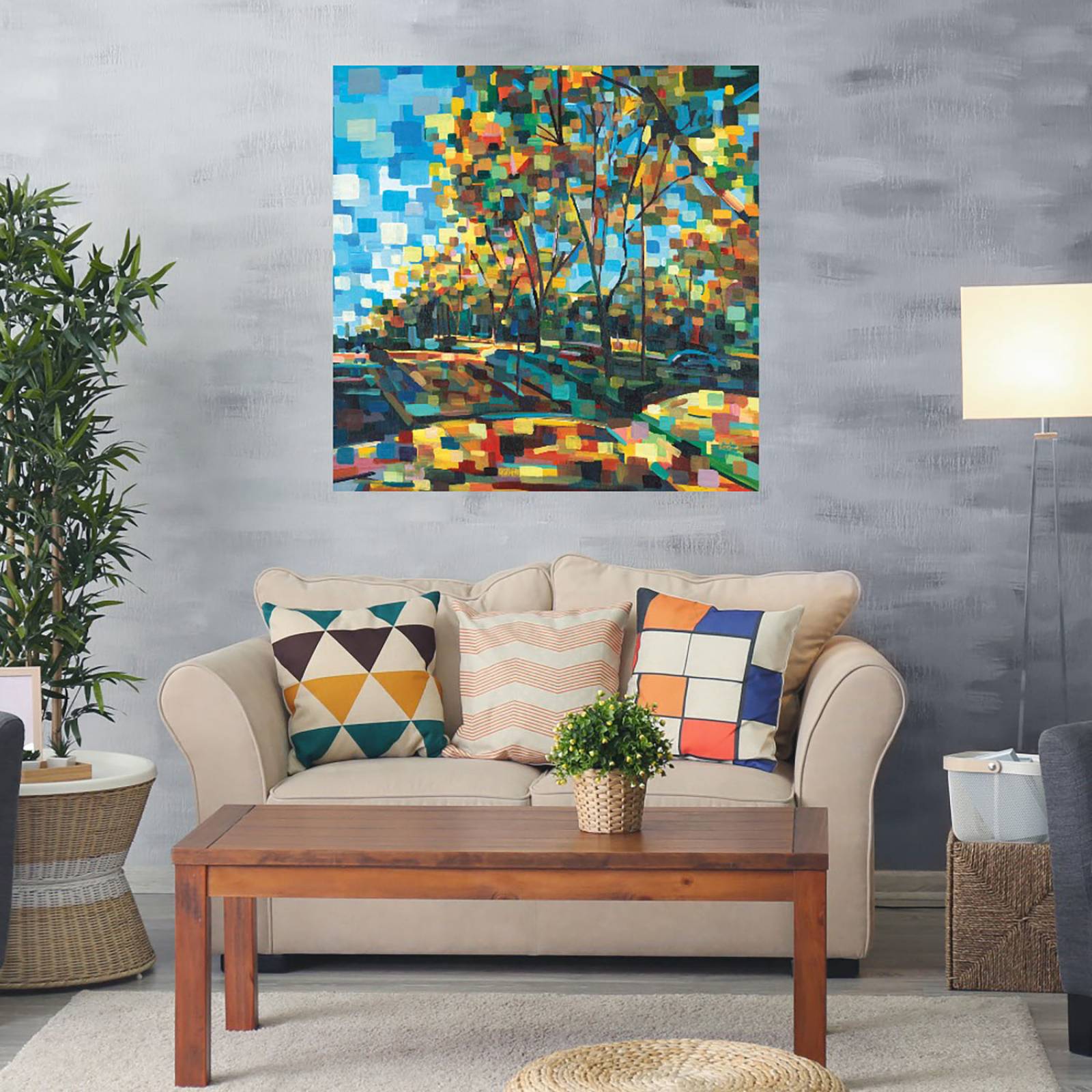 Cuadro Decorativo | Oda | Brooke Borcherding | 56X56 Cm | Arte Paisaje | Impresión en Lienzo | Fine Art TJ