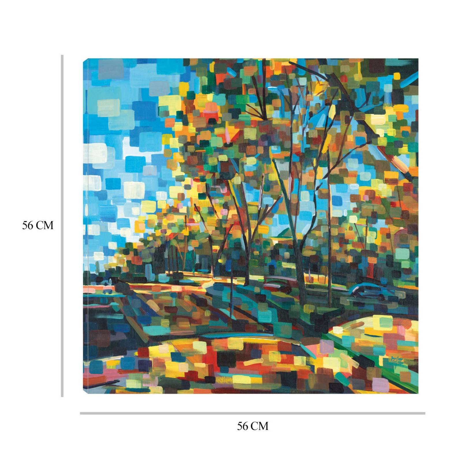 Cuadro Decorativo | Oda | Brooke Borcherding | 56X56 Cm | Arte Paisaje | Impresión en Lienzo | Fine Art TJ