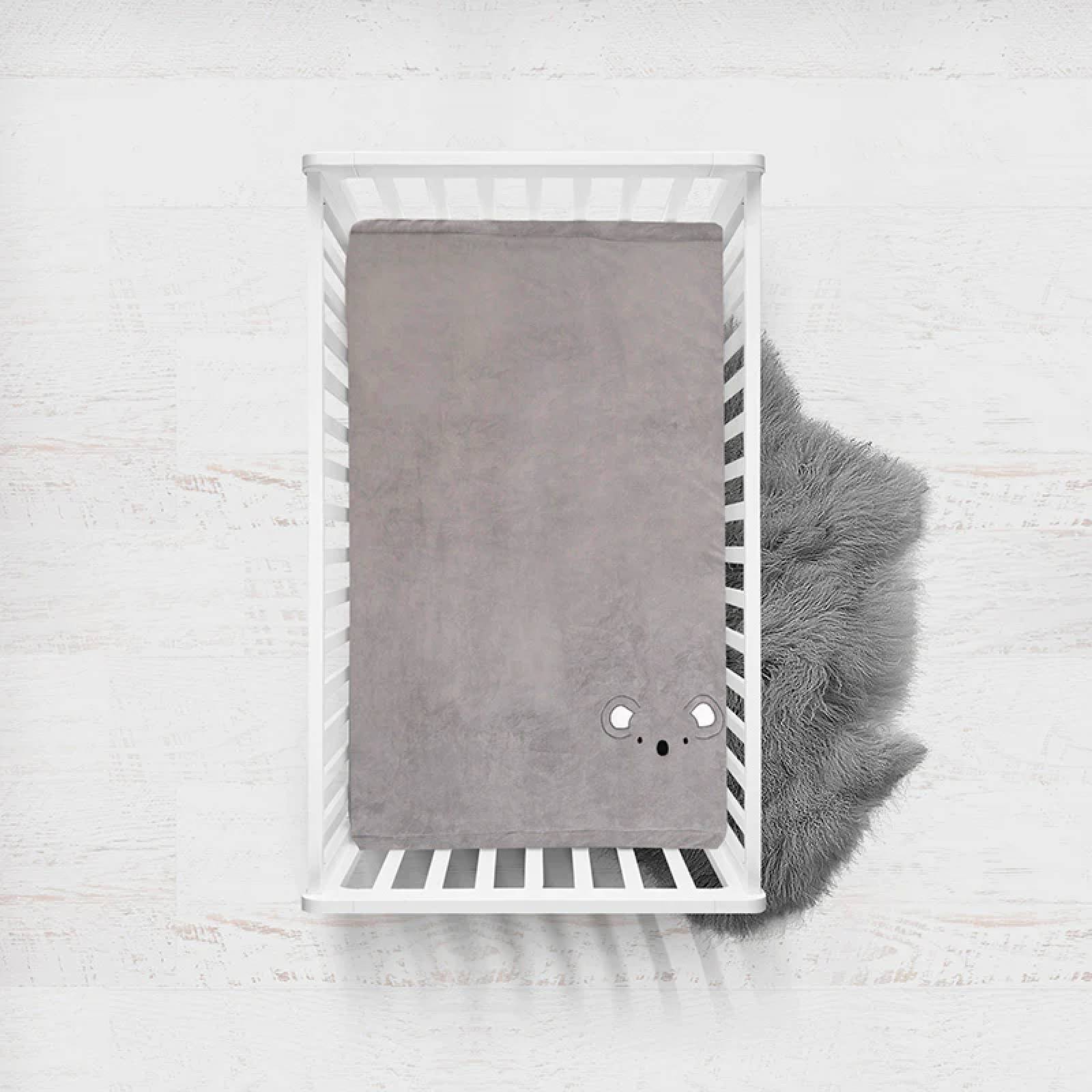 CHIQUI MUNDO Cobertor Bordado Cunero Baby koala