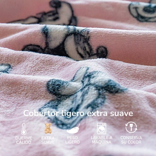 CHIQUI MUNDO Cobertor ligero Cunero Minnie Mouse