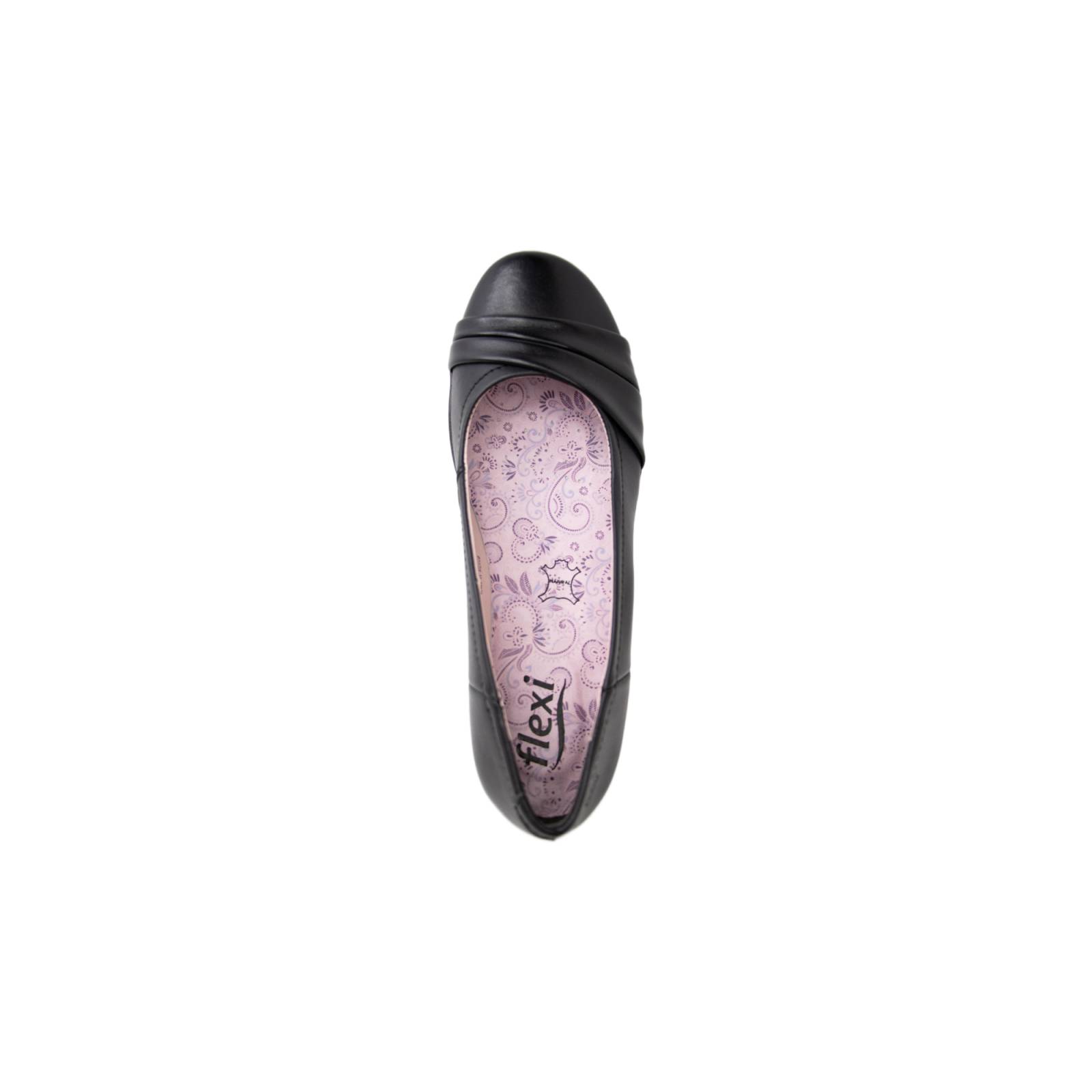Zapato Escolar Mujer Piel Negro Flexi   Manolo 1012