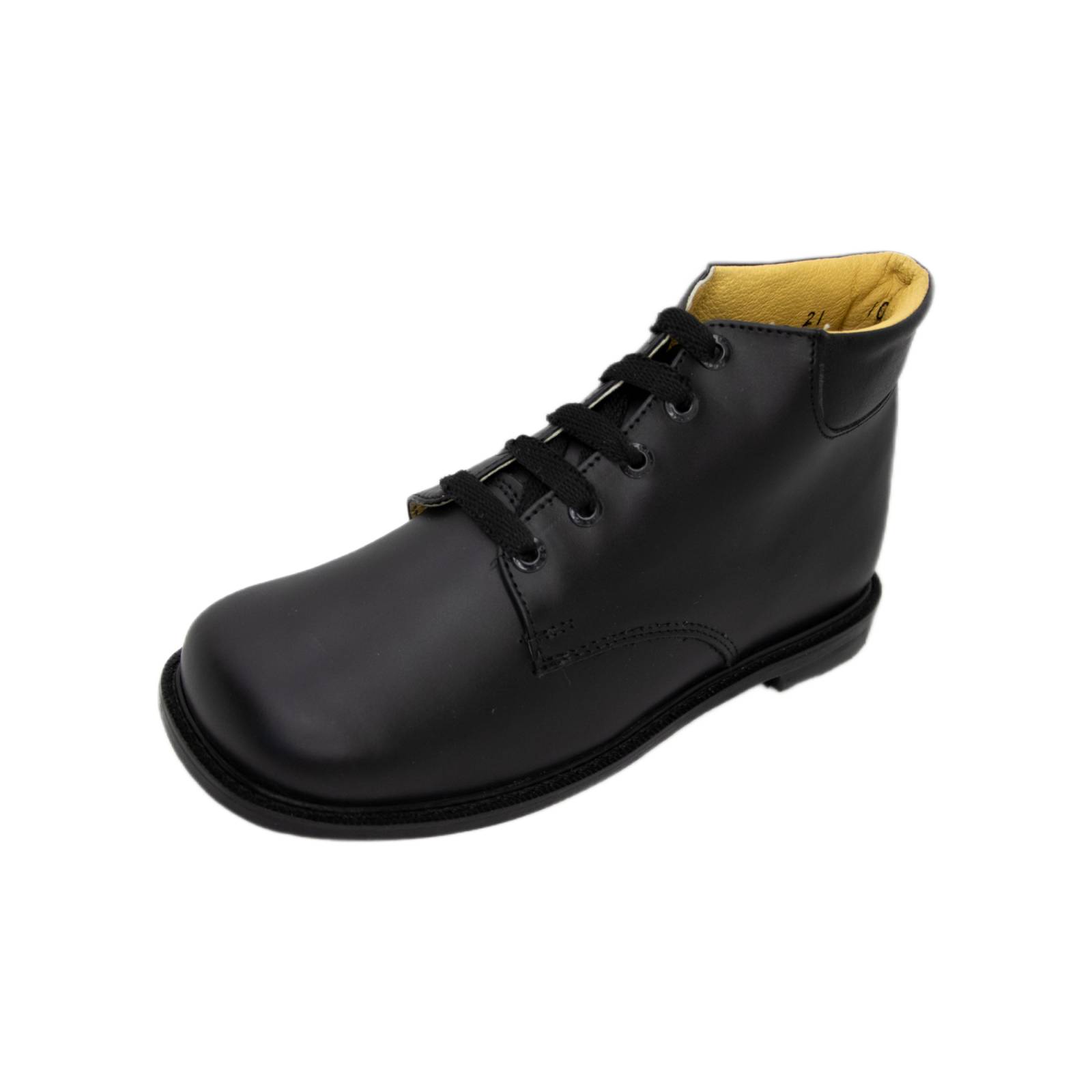 Zapato Ortopedico Niño Piel Negro Orto Alisa   Manolo 9X