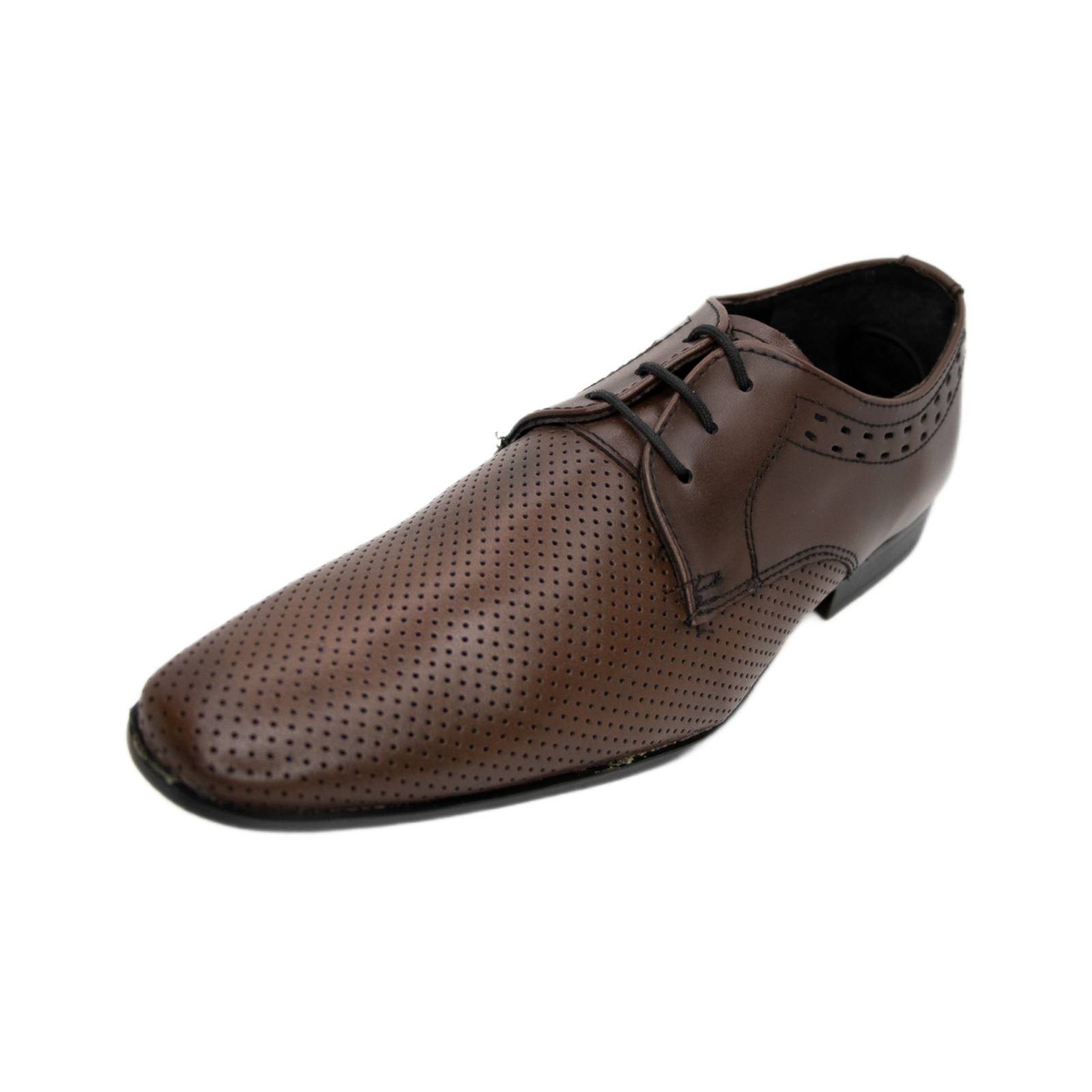 Zapato Hombre Piel Zanahoria Lugo Conti   Manolo 519 1 2