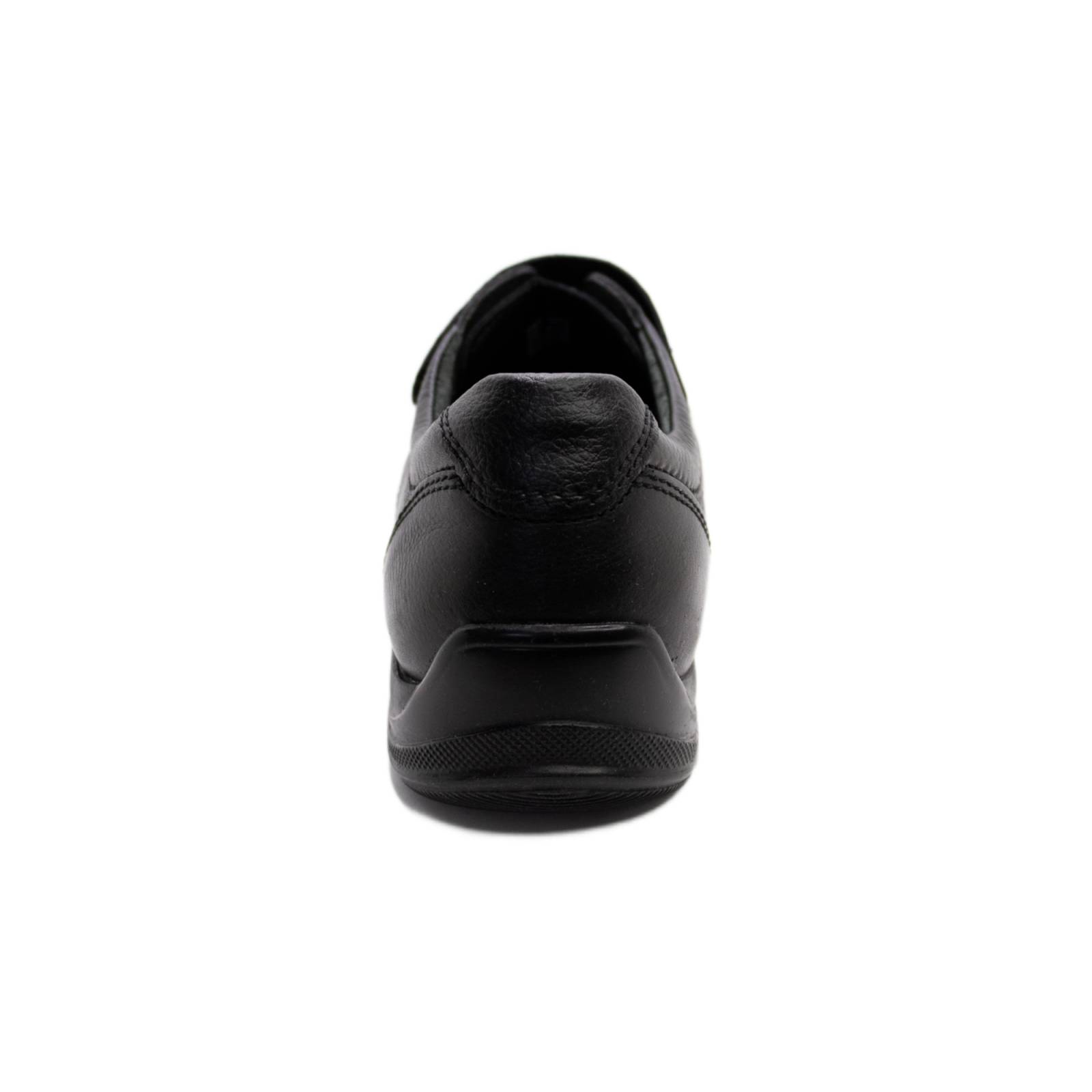 Zapato Hombre Confort Piel Negro Velcro Flexi Manolo 4417