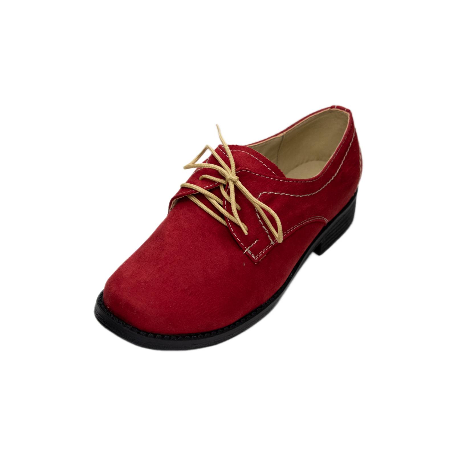 Zapato Mujer Moda Nobuck Rojo D Marco   Manolo 261X1 2