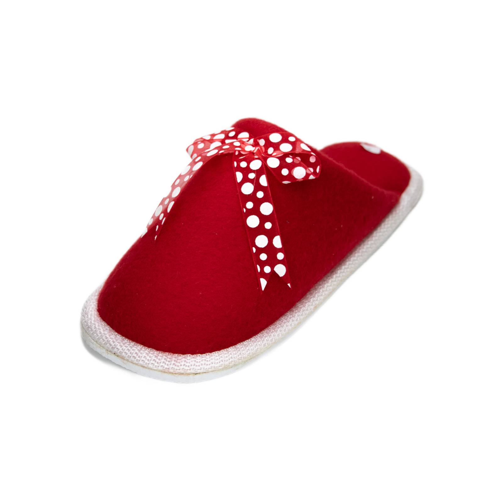 Pantufla Mujer Roja Acojinada D Marco   Manolo 189 1 2