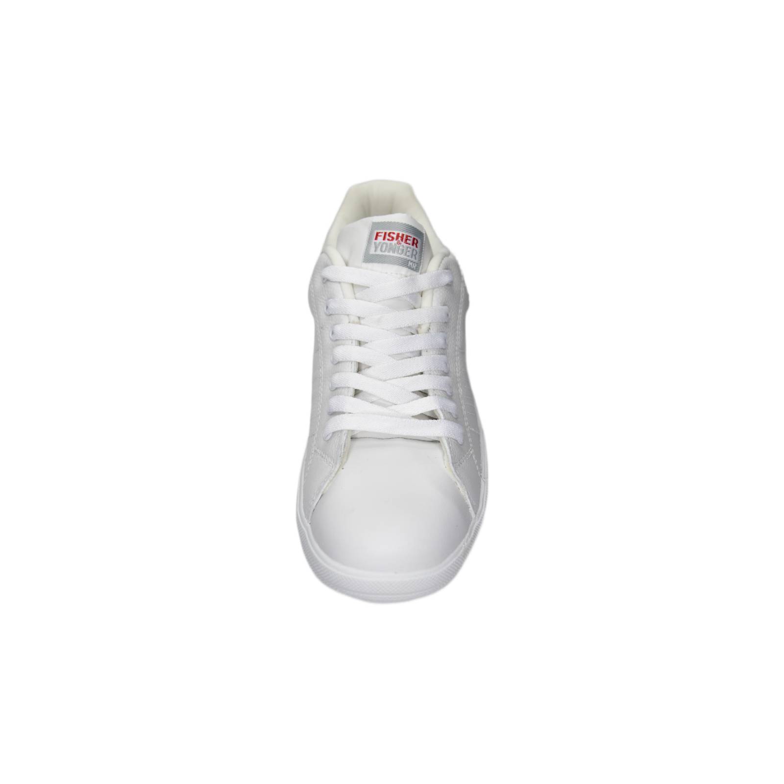 Tenis Escolar Piel Blanco Fisher Yonger Manolo 85