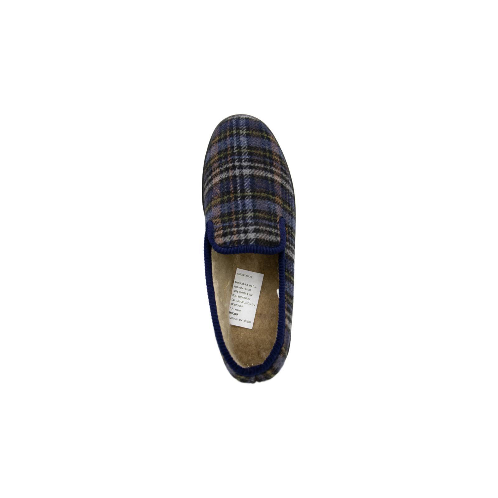Pantufla Hombre Textil Azul OB   Manolo 37 1 2