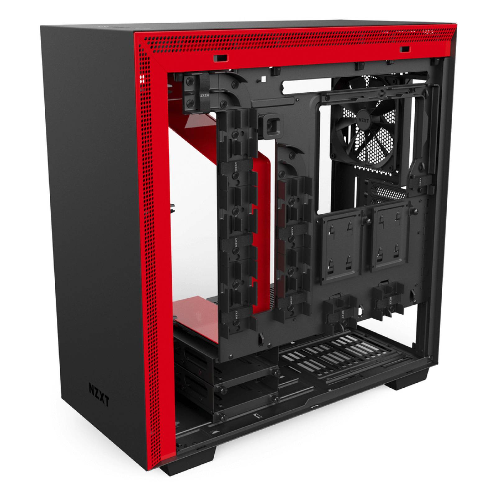 Gabinete NZXT H710 Rojo 