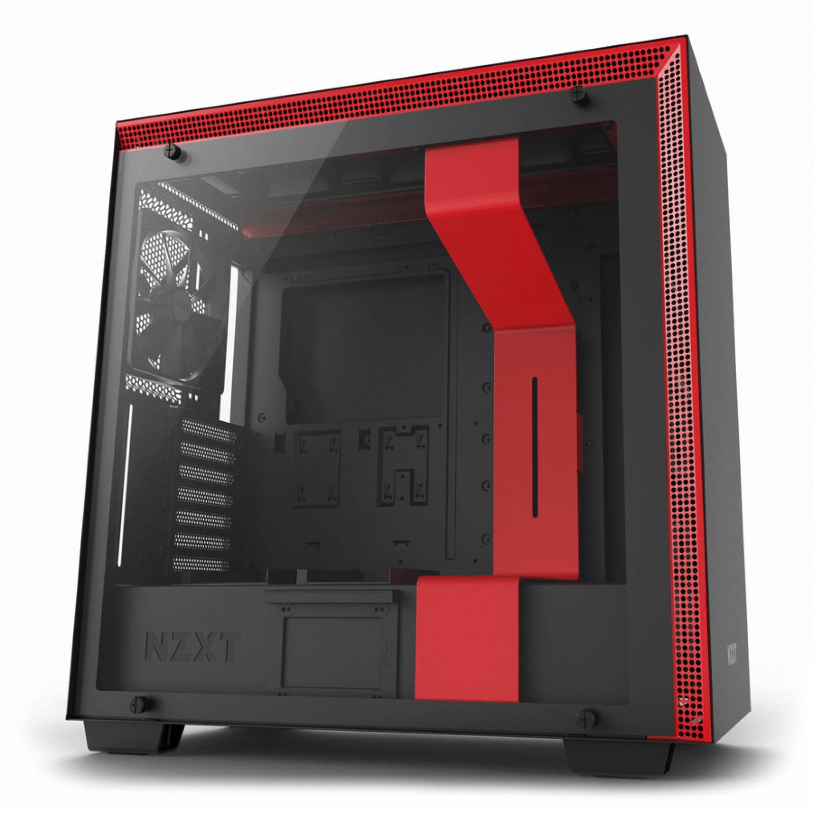 Gabinete NZXT H710 Rojo 