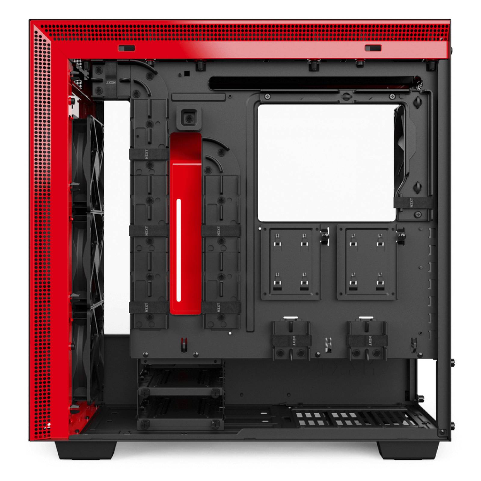 Gabinete NZXT H710 Rojo 
