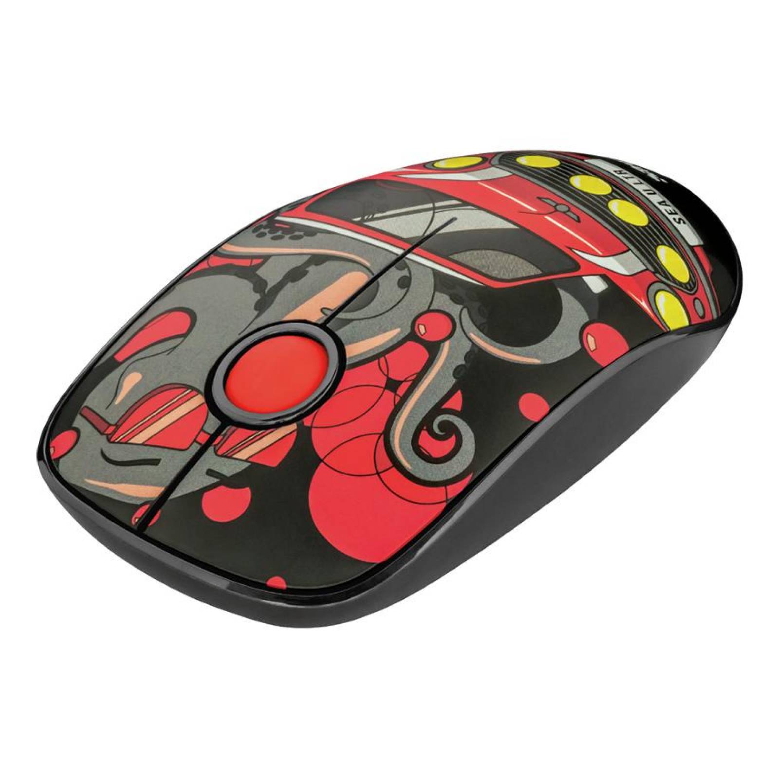 Mouse Inalámbrico Trust Sketch Rojo 