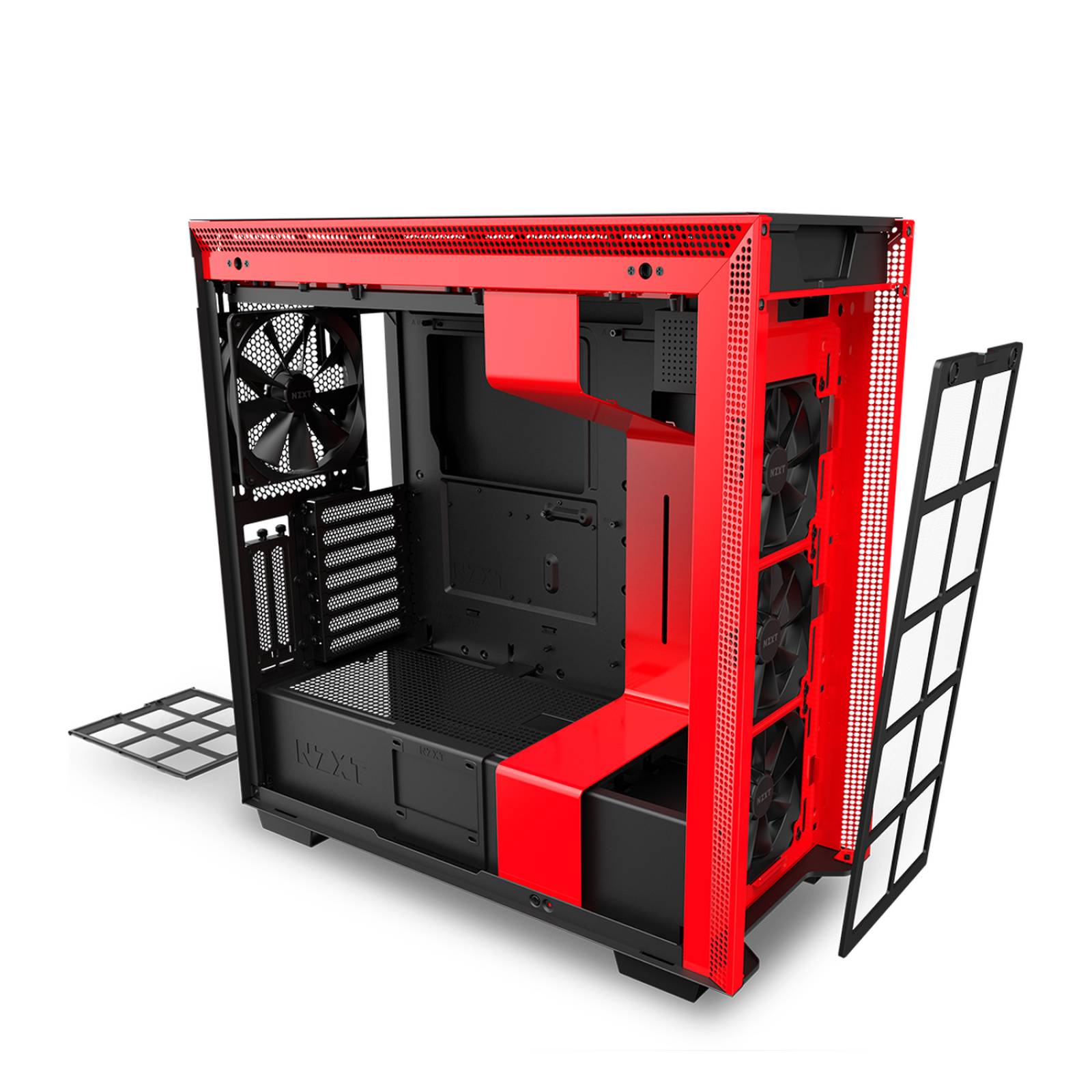 Gabinete NZXT H710i Rojo 