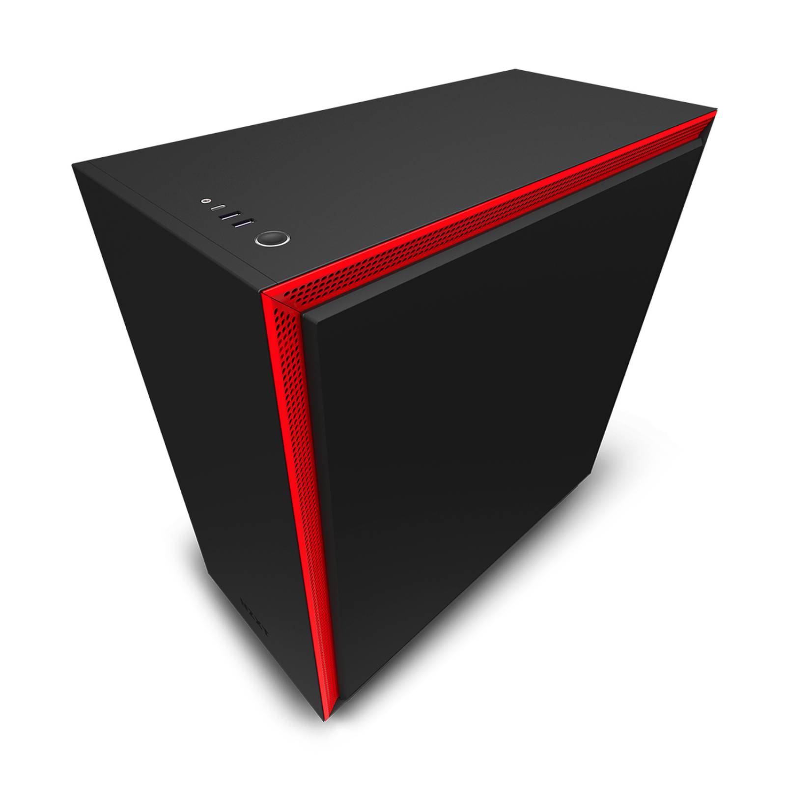 Gabinete NZXT H710i Rojo 
