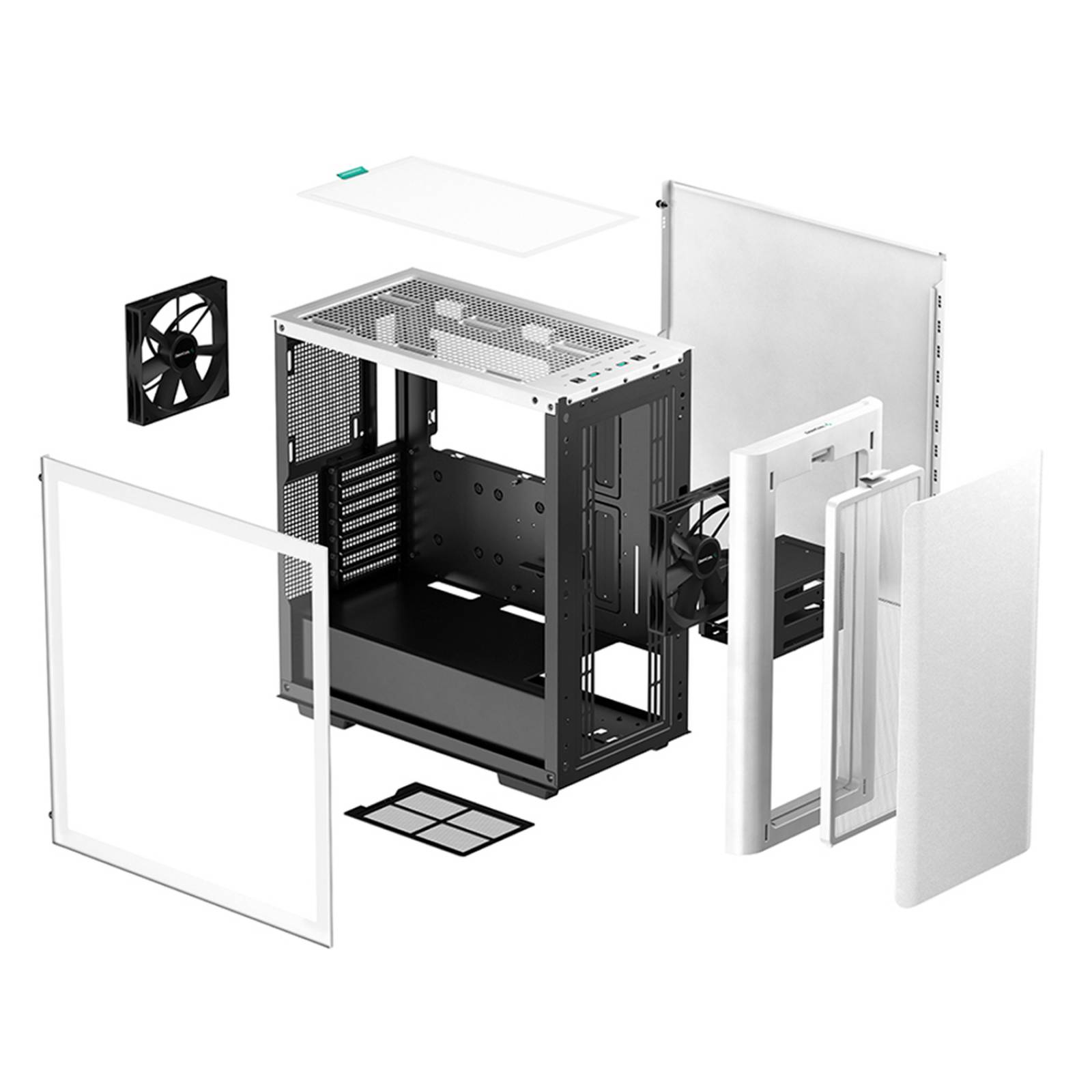 GABINETE DEEPCOOL CK500 WH MID TOWER BLANCO