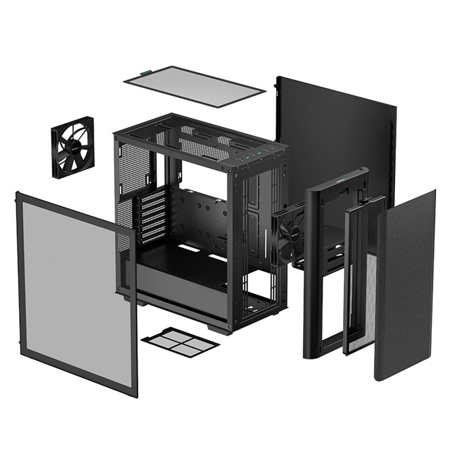 GABINETE DEEPCOOL CK500 MID TOWER NEGRO 