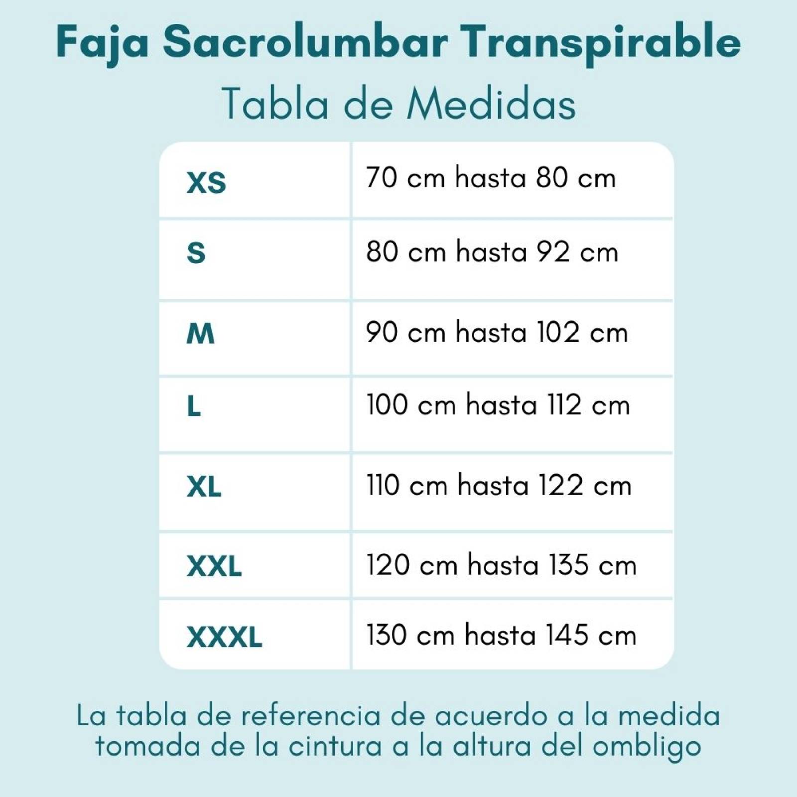 Faja Sacrolumbar Transpirable