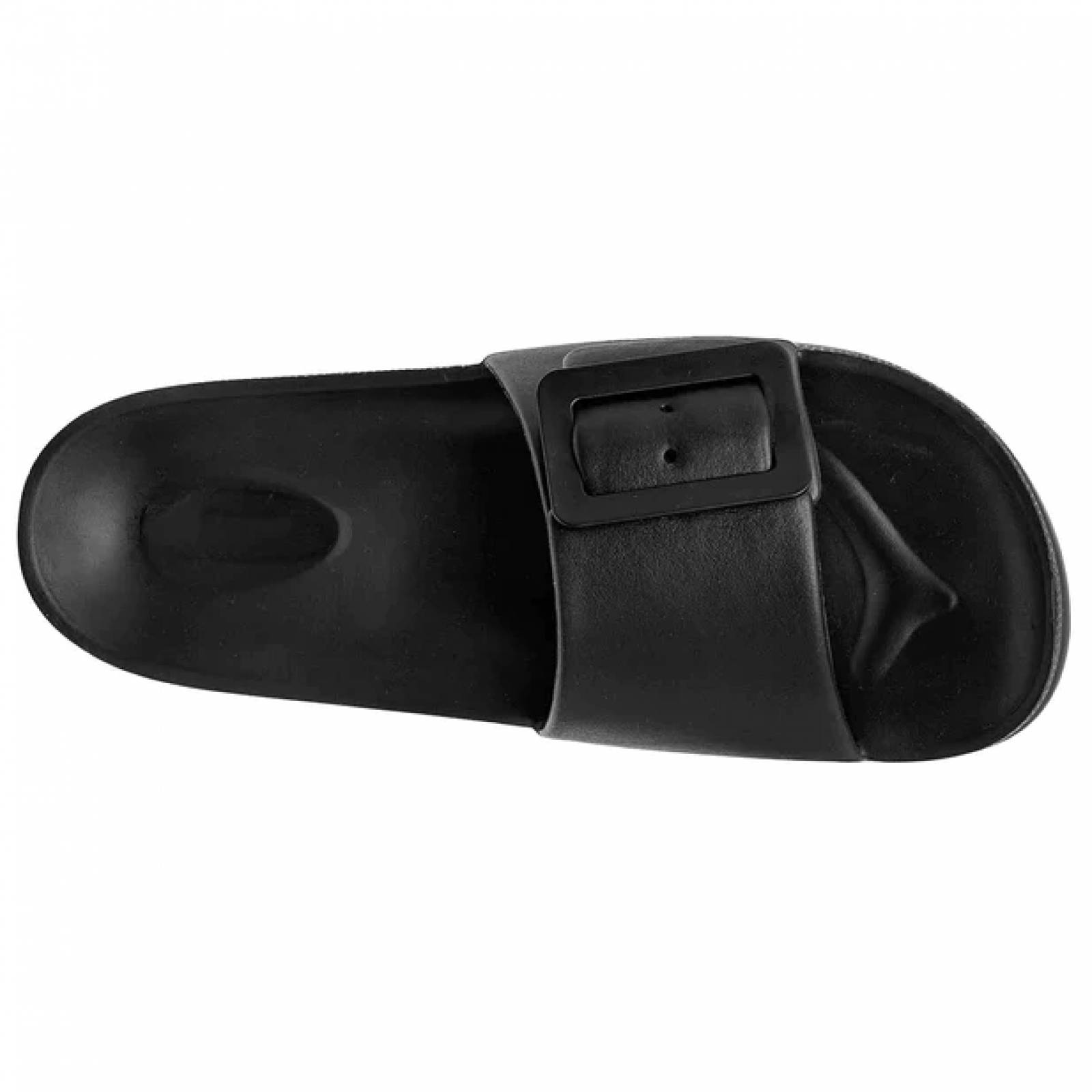 Sandalias de piso Exterior Sintético color Negro Para Mujer