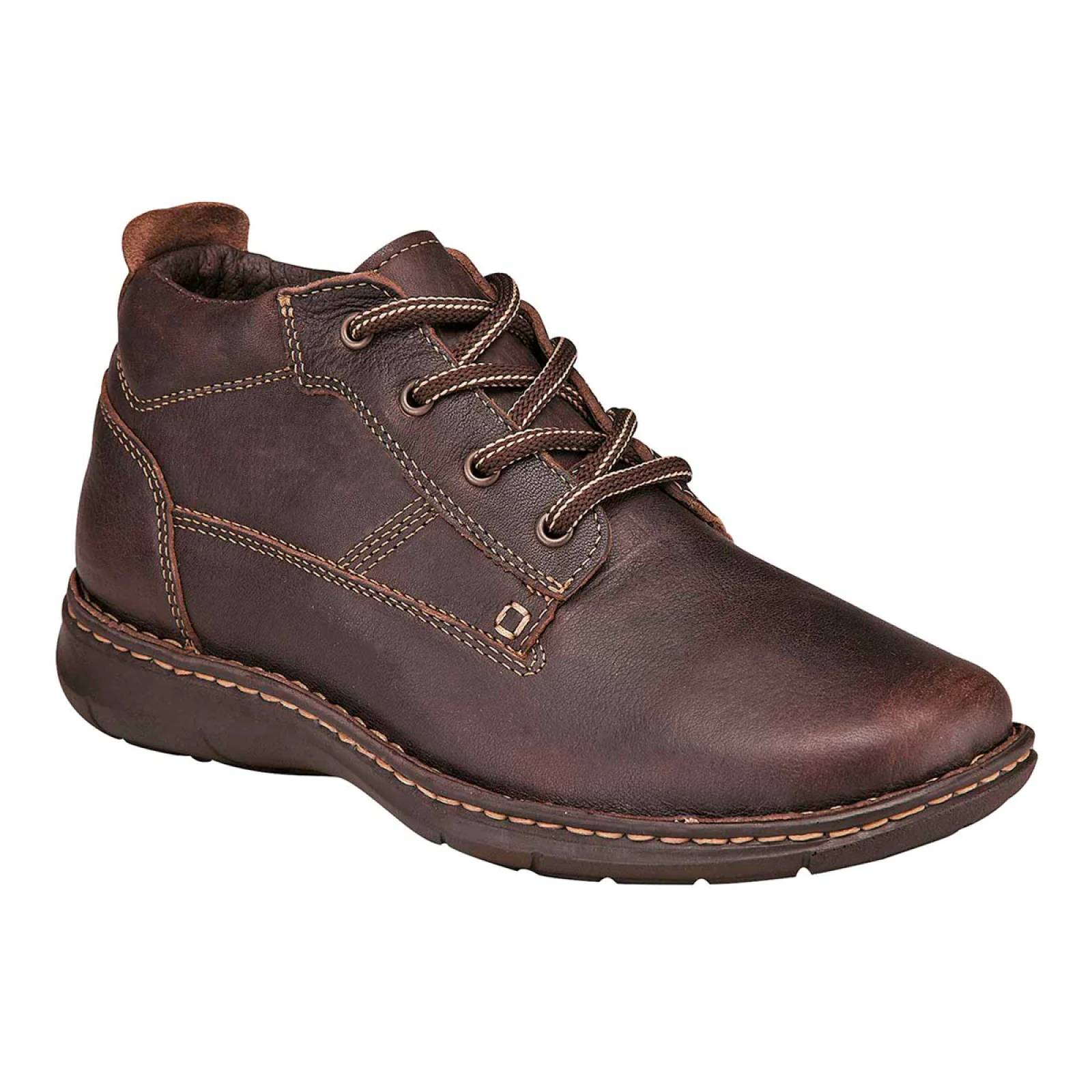 Botas Casuales Exterior Piel Color Café