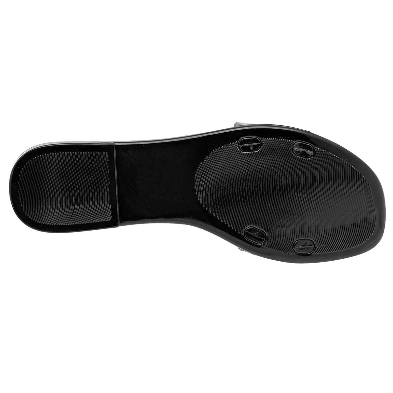 Sandalias de piso Exterior Sintético Color Negro Para Mujer De RBBASICS