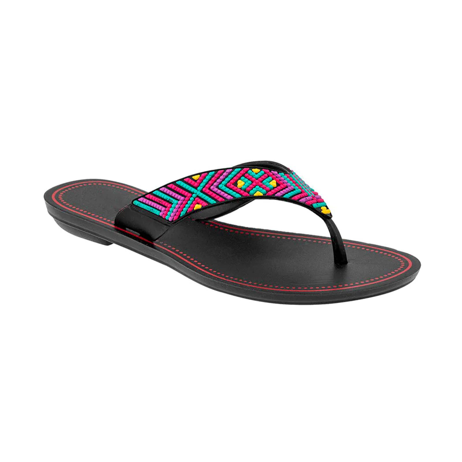 Sandalias clásicas Exterior Sintético Color Negro Para Mujer De RBBASICS