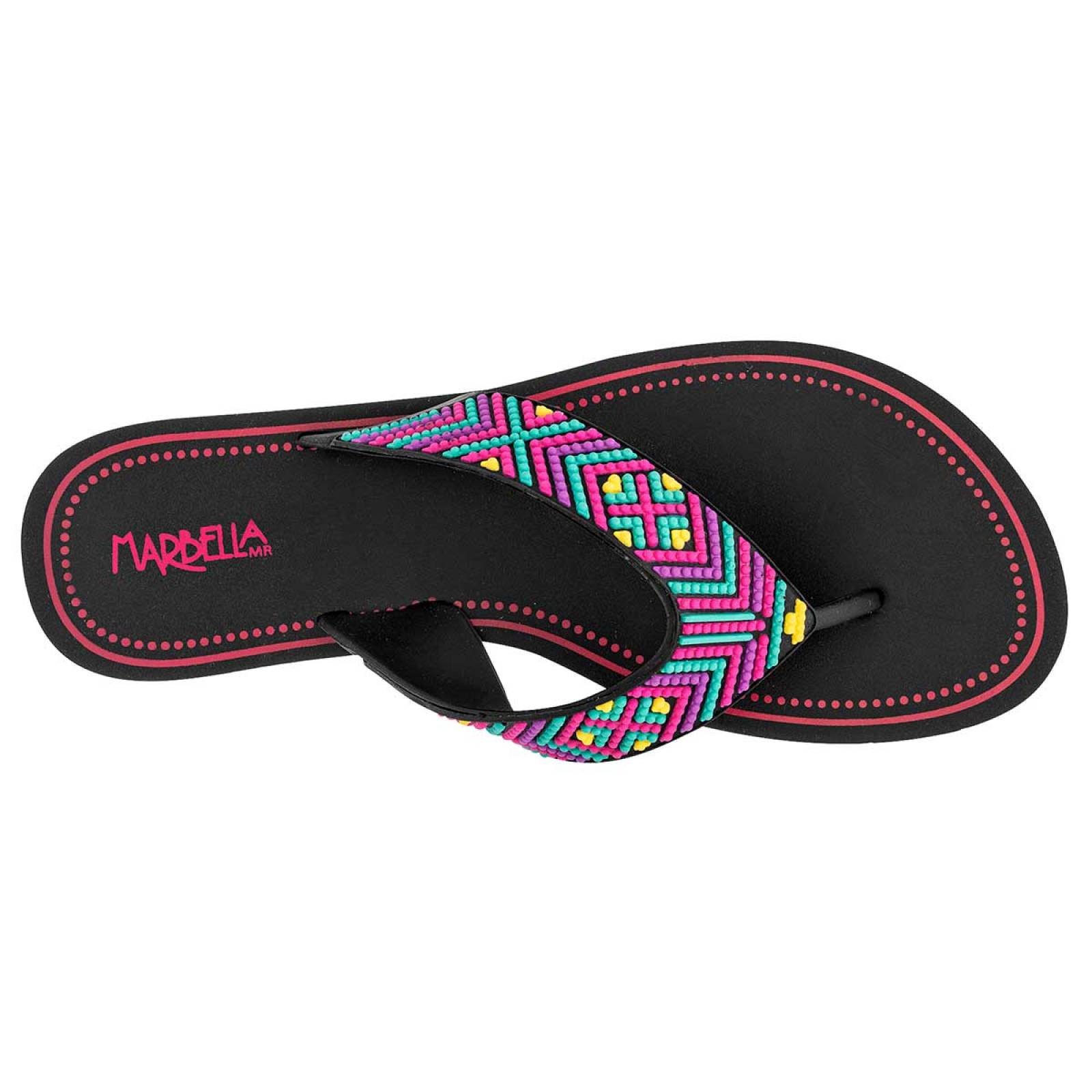 Sandalias clásicas Exterior Sintético Color Negro Para Mujer De RBBASICS
