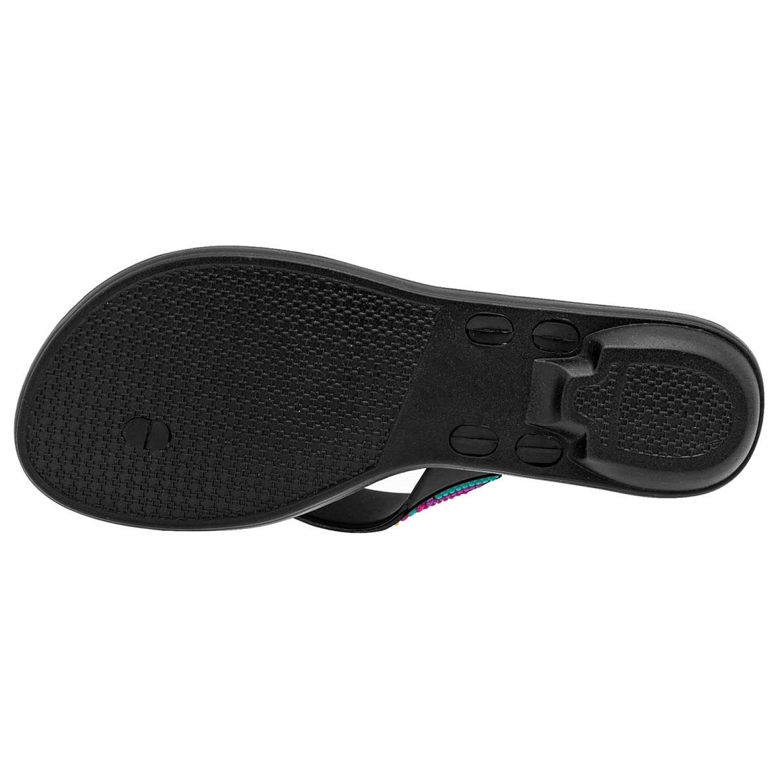 Sandalias clásicas Exterior Sintético Color Negro Para Mujer De RBBASICS