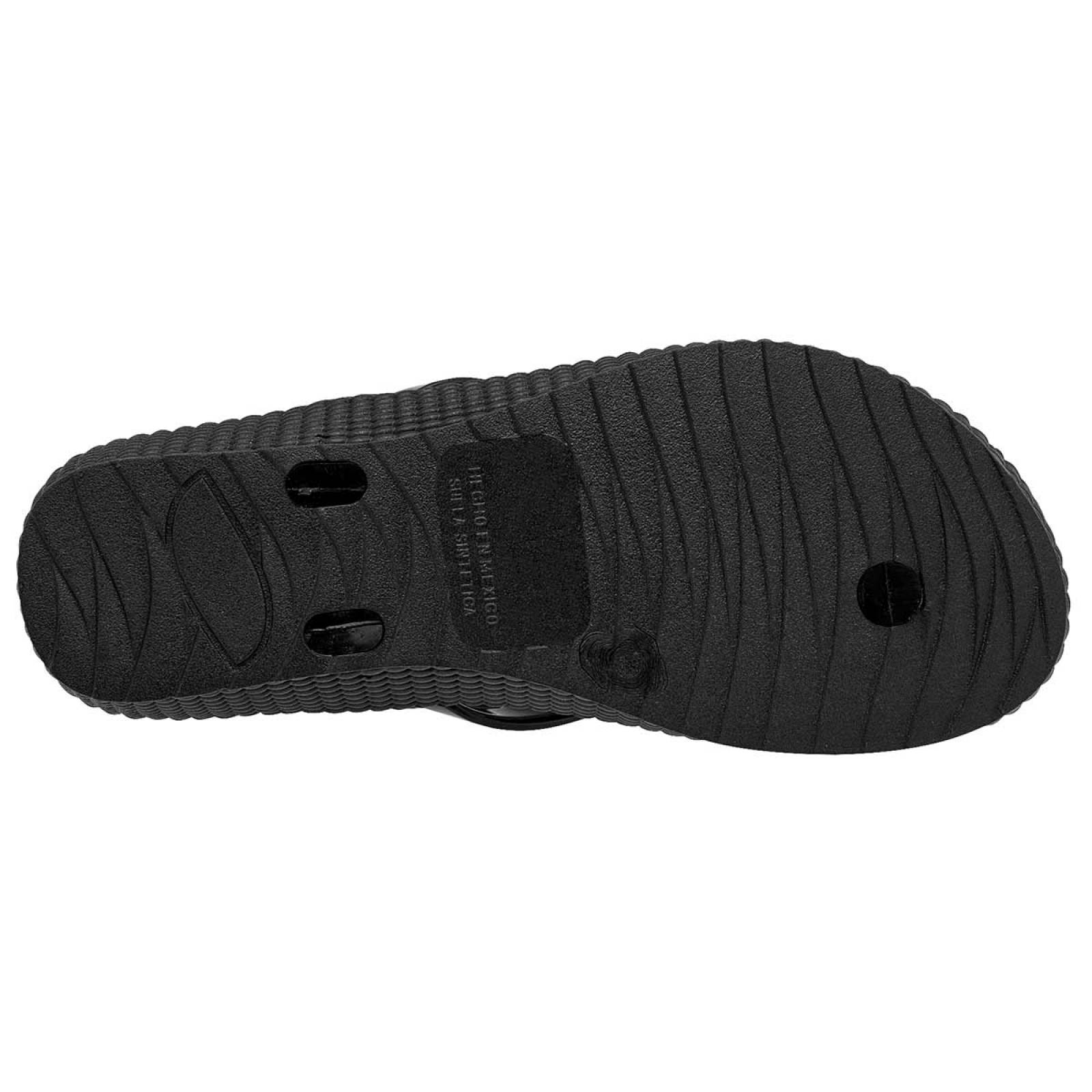 Sandalias clásicas Exterior Sintético Color Negro Para Mujer De RBBASICS