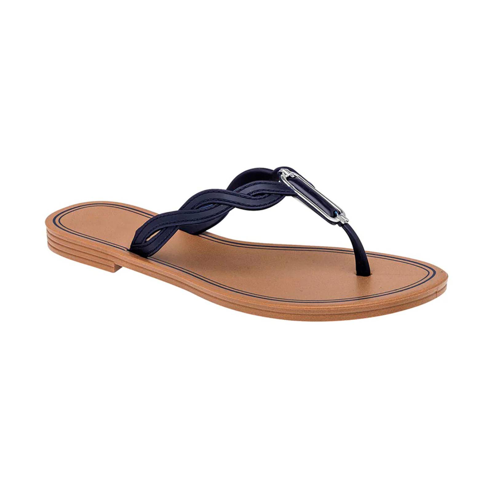 Sandalias clásicas Exterior Sintético Color Marino Para Mujer De RBBASICS