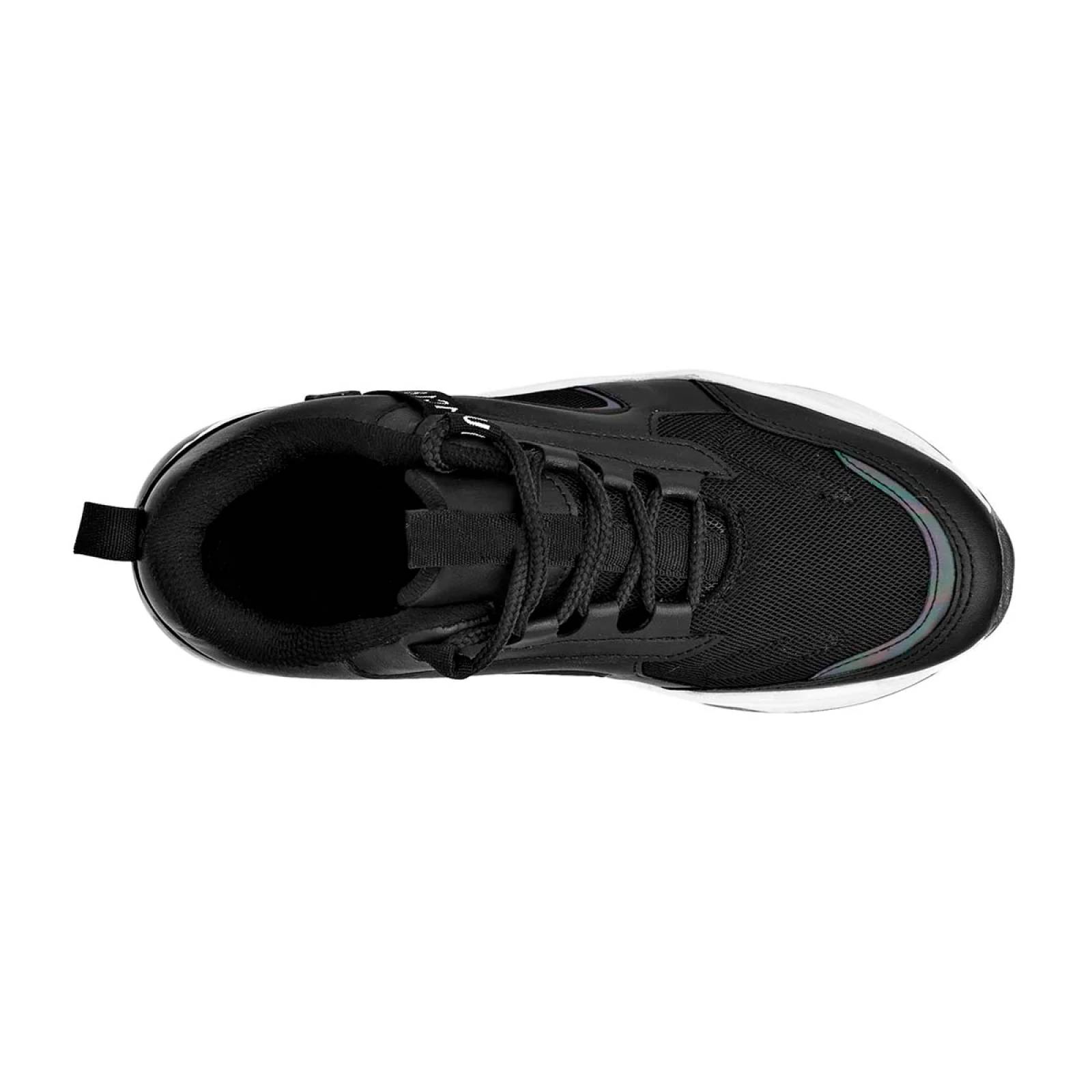 Tenis tipo deportivo Exterior Piel sintética Color Negro Para Mujer