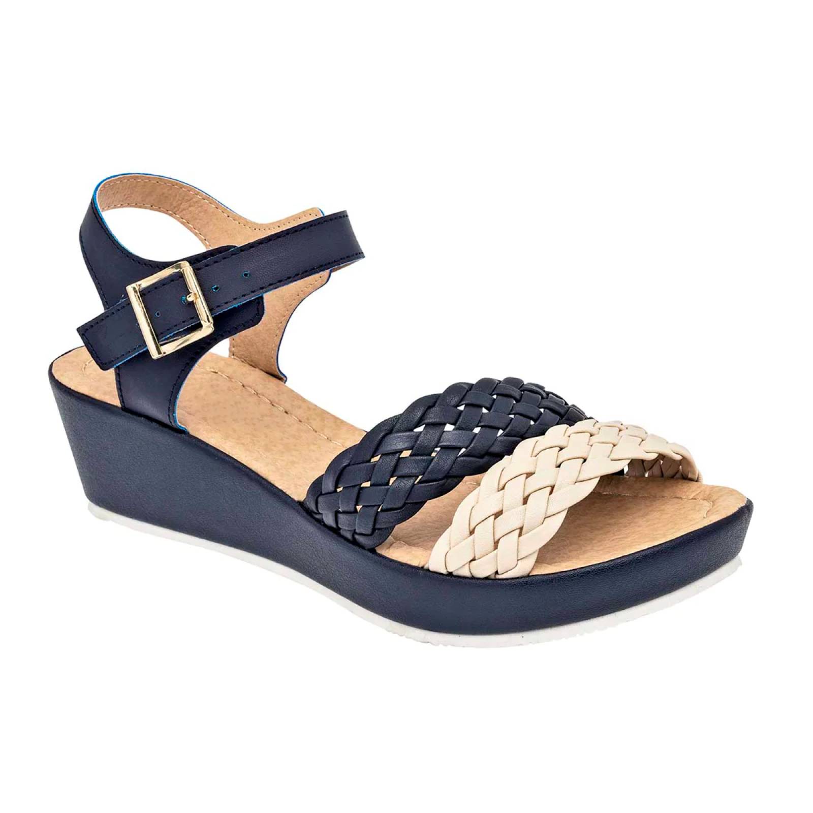 Sandalias con plataforma Exterior Sintético Color Negro Para Mujer De RBCOLLECTION
