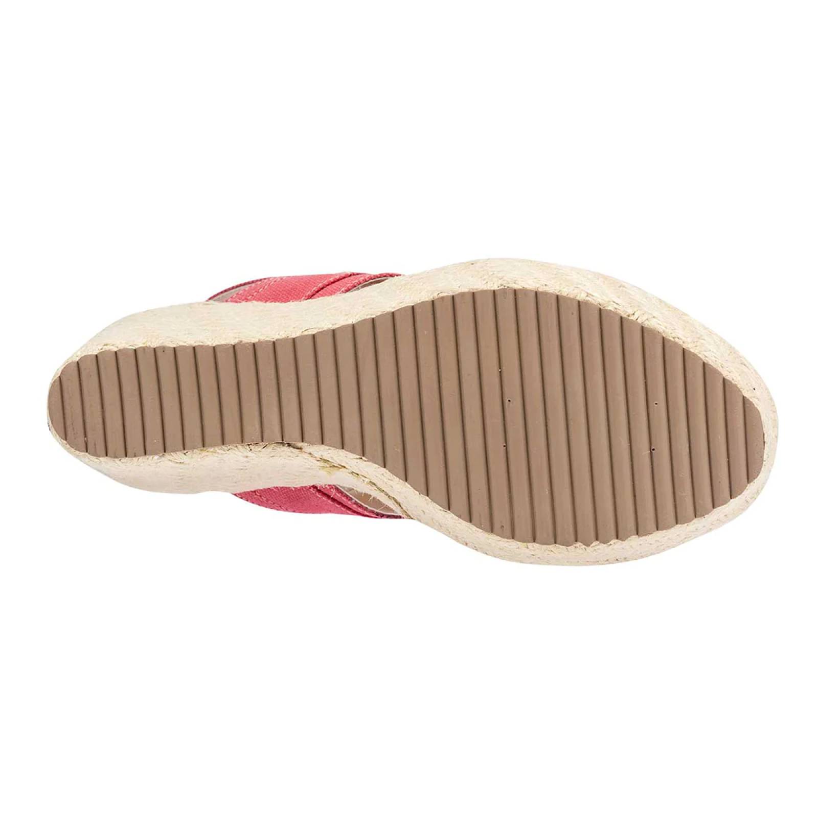 Sandalias con plataforma Marca  Exterior Textil Color Rosa