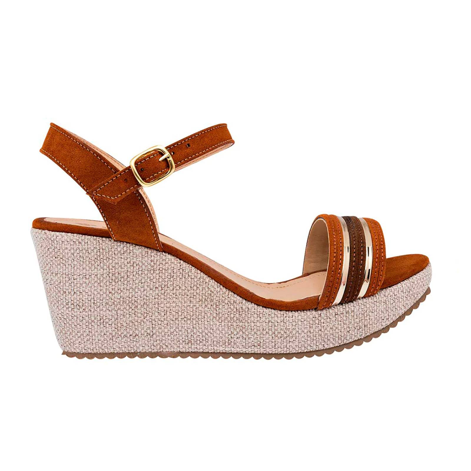 Sandalias con plataforma Marca  Exterior Sintético Color Café