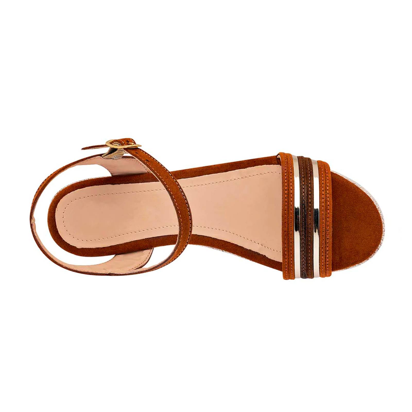 Sandalias con plataforma Marca  Exterior Sintético Color Café