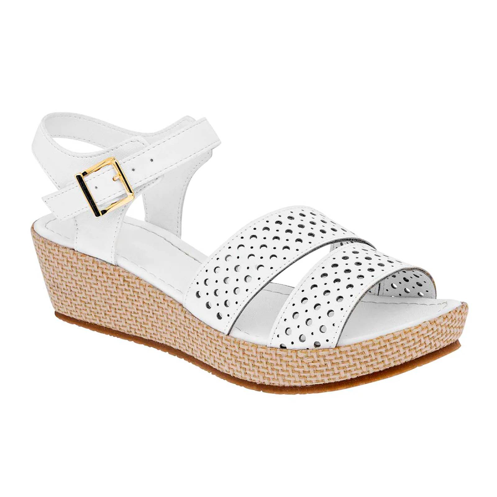 Sandalias de color discount blanco