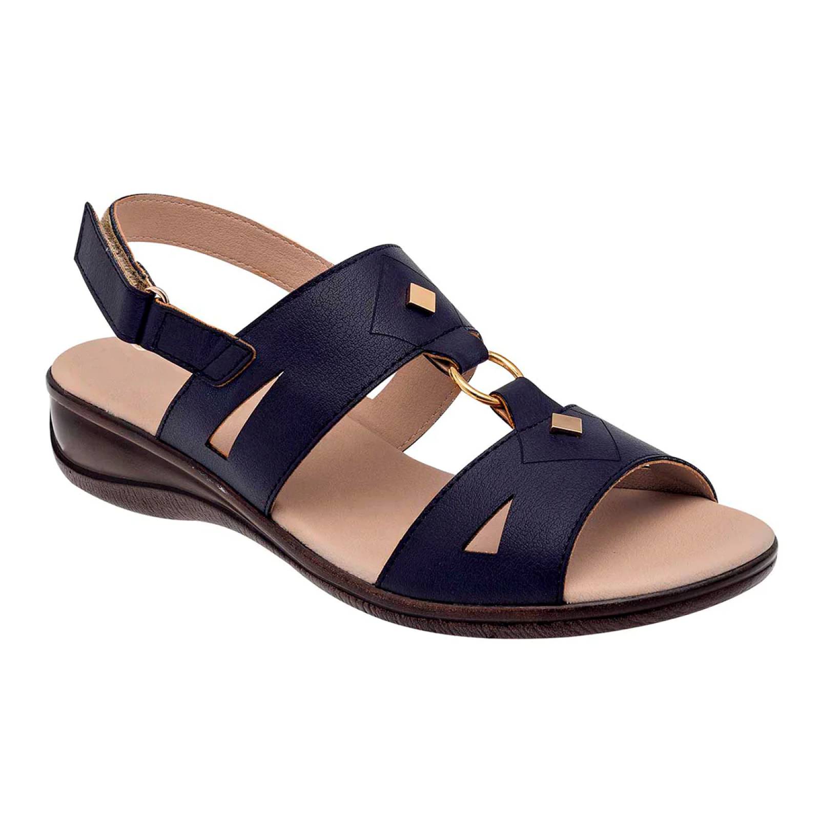 Sandalias de piso Marca  Exterior Sintético Color Azul