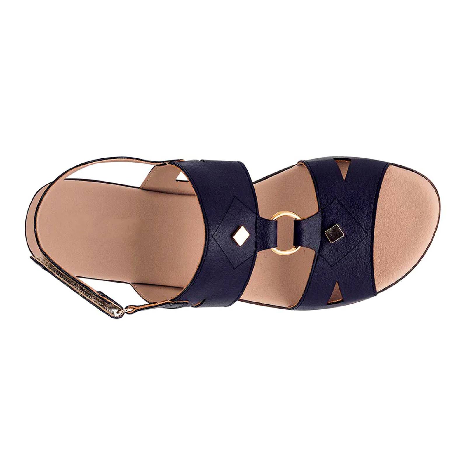 Sandalias de piso Marca  Exterior Sintético Color Azul